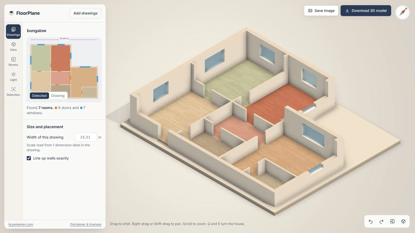 Screenshot 1 of FloorPlane