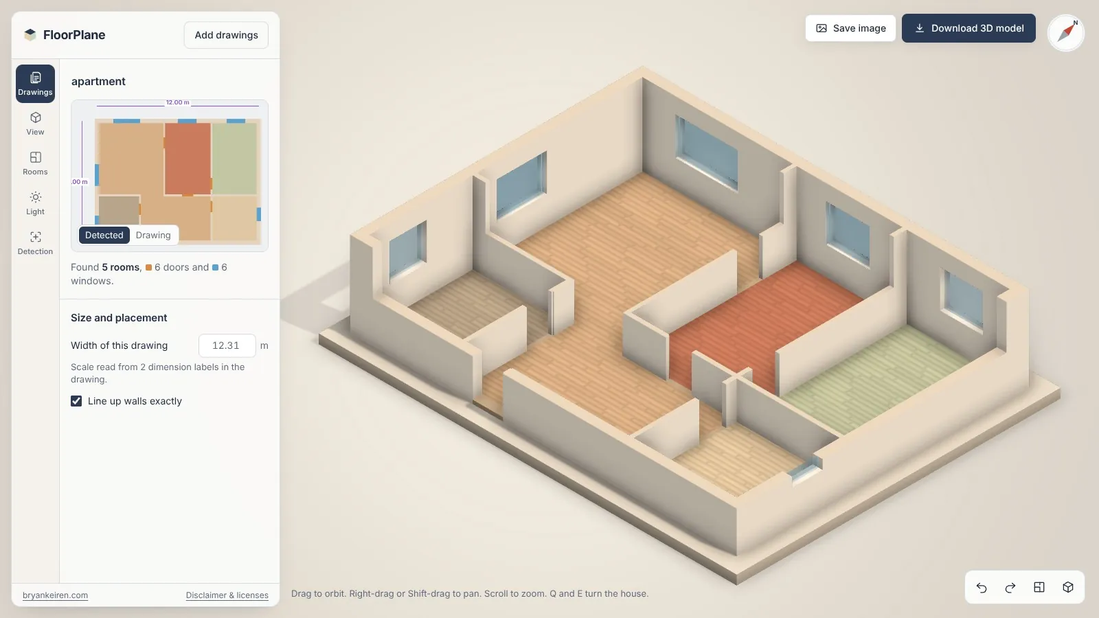 Screenshot 2 of FloorPlane