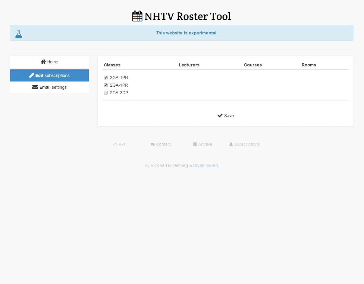 Screenshot 4 of Roster Site